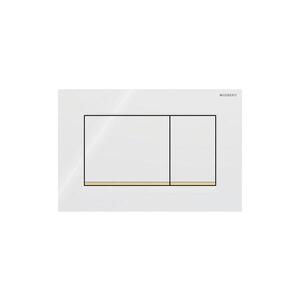 Geberit 115.883.KK.1 - Splachovací tlačítko 30 24, 6x16, 4 cm bílá/zlatá 115.883.KK.1 obraz