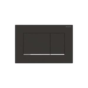 Geberit 115.883.14.1-Splachovací tlačítko 30 24, 6x16, 4 cm černá/l. chrom 115.883.14.1 obraz