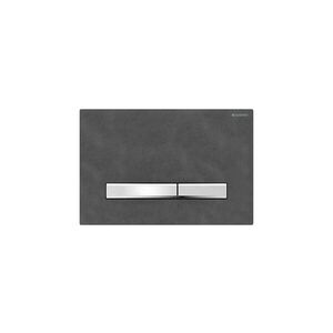 Geberit 115.788.JM.2 - Splachovací tlačítko 50 24, 6x16, 4 cm břidl./m. chrom 115.788.JM.2 obraz