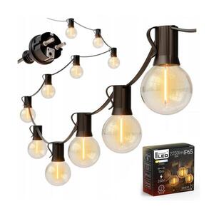 SmartLED LED Venkovní dekorační řetěz 25xE12/1W/230V 17, 5 m IP65 černá 4450 obraz