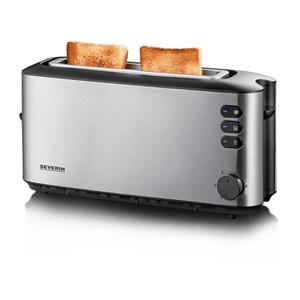 Severin AT 2515 - Topinkovač s dvěma otvory 1000W/230V nerez/černá AT 2515 obraz