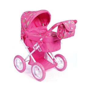 Teddies Kočárek pro panenky růžová 00160010 obraz