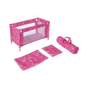 Teddies Postýlka pro panenky růžová 00160006 obraz