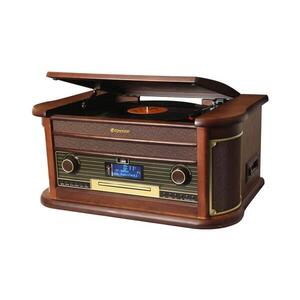 Roadstar HIF-1996D+BT-Hi-Fi systém s gramof., rádiem, CD a kazetou 40W/230V + DO HIF-1996D+BT obraz