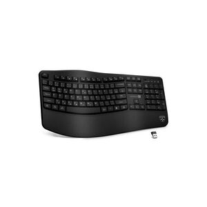 CONNECT IT Ergonomická bezdrátová klávesnice s CZ/SK lokalizací 1xAA černá CKB-2810-CS obraz