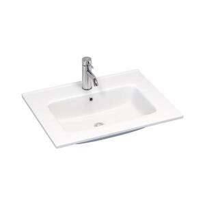 BATH DELUXE Zápustné umyvadlo LILLESNAD 61x46 cm keramika/bílá 06-060-27-11-00 obraz