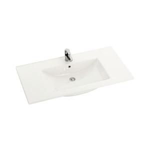 BATH DELUXE Zápustné umyvadlo CHICAGO 91x46, 5 cm keramika/bílá 06-090-60-11-01 obraz