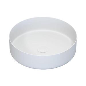 BATH DELUXE Umyvadlo na desku LJORDAL pr. 40 cm ocel/bílá 06-040-16-01-00 obraz