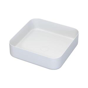 BATH DELUXE Umyvadlo na desku LJORDAL 40x40 cm ocel/bílá 06-040-17-01-00 obraz