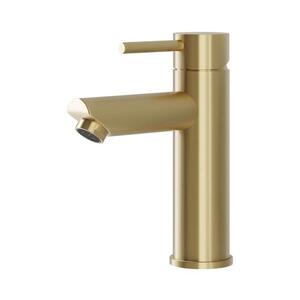 BATH DELUXE Umyvadlová baterie RINGSTED 17, 8 cm kartáčovaná mosaz 28-017-03-70-02 obraz