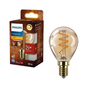 LED Stmívatelná žárovka VINTAGE Philips P45 E14/3W/230V 2200K 8720169191617 obraz