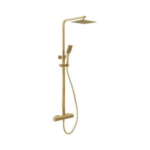 BATH DELUXE Sprchová sada s termostatickou baterií NAESBY kartáčovaná mosaz 31-120-06-70-00 obraz