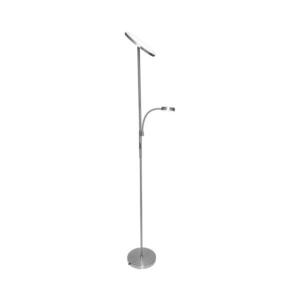 light LED Stm. stoj. lampa NORA LED/25W/230V 2200/3000/4000K + LED/5W 3000K chrom + DO 3080FLMCR obraz