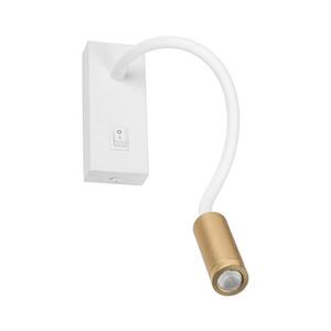 32518 - LED Flexibilní lampička TONIL LED/3, 3W/230V bílá/zlatá 32518 obraz