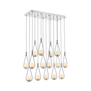 Lustr na lanku LAHORE 15xG9/10W/230V lesklý chrom 301AUR1270 obraz