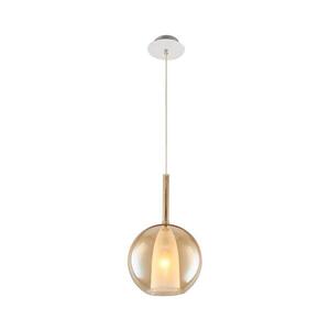 Lustr na lanku MUSCAT 1xE14/40W/230V zlatá 414LRC1297 obraz