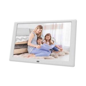 Sencor-Digitální fotorámeček 10, 1" s reproduktorem 230V bílá + dálkové ovládání 35056764 obraz