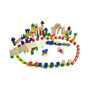 2Kids Toys - Dřevěné kostky barevné 500 ks 2D98271 obraz