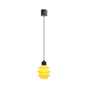 LED Lustr na lanku CACTUS LED/3W/230V 3000K černá/žlutá 414LRC1977 obraz