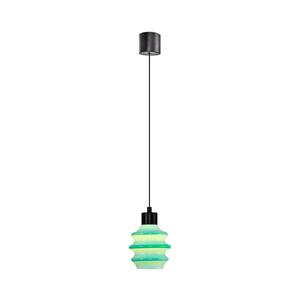 LED Lustr na lanku CACTUS LED/3W/230V 3000K černá/zelená 414LRC1979 obraz