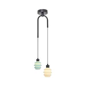 LED Lustr na lanku CACTUS LED/6W/230V 3000K zelená/bílá 414LRC2015 obraz
