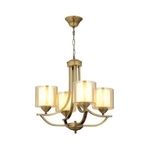 Lustr na řetězu NOVARA 4xE27/40W/230V bronzová 683AVN1431 obraz