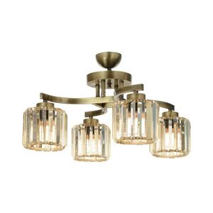Přisazený lustr CRYSTALLINE 4xE27/40W/230V bronzová 683AVN1437 obraz