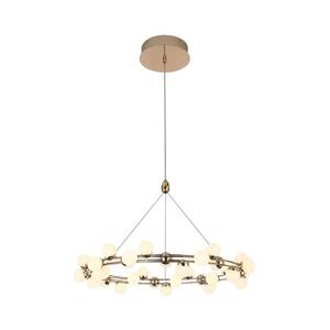 LED Lustr na lanku MARS LED/50W/230V 3000K zlatá 701CHD1626 obraz