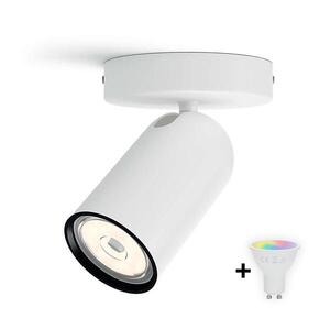 Philips - LED RGBW Stmívatelné bodové svítidlo PONGEE 1xGU10/4, 8W/230V bílá + DO P2048+AI2362 obraz