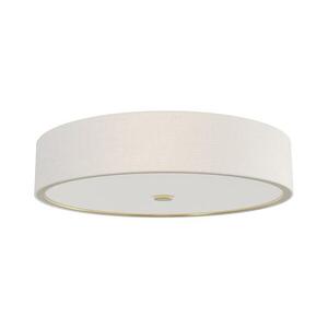 Open Design OR85976-Str. svítidlo ZALINDRO 4xE27/15W/230V pr. 54, 5 cm bílá/mosaz OR85976 obraz