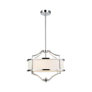 Open Design OR80902- Lustr na tyči STESSO 4xE27/15W/230V pr. 42 cm l. chrom/bílá OR80902 obraz