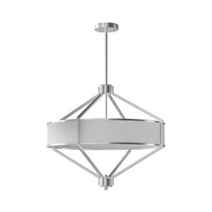 Open Design OR85822 - Lustr na tyči ZUNDO 4xE27/15W/230V matný chrom/bílá OR85822 obraz