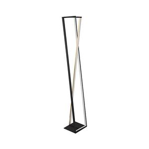 Trio - LED Stmívatelná stojací lampa EDGE LED/26W/230V 2300/3000/4000K černá 426810132 obraz