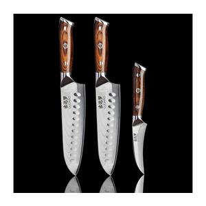 Gudaro-SADA 2x Santoku kuchyň. nůž FENG 7, 5"+ 1xKuchyňský nůž na ovoce FENG 3, 5" 2xGU0002+1xGU0004 obraz