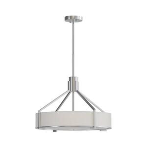 Open Design OR85624-Lustr na tyči DORETTO 4xE27/15W/230V pr. 50 cm m. chrom/bílá OR85624 obraz