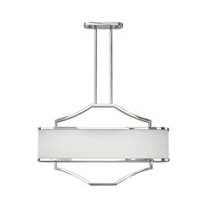 Open Design OR84849 - Lustr na tyči GERDO OVALE 6xE14/12W/230V lesklý chrom/bílá OR84849 obraz