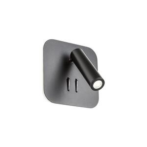 Redo 01-1492 - LED Nástěnné svítidlo QUDA LED/6W/230V + LED/3W CRI 90 černá 01-1492 obraz