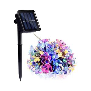 LED RGB Solární řetěz 50xLED/0, 12W/1, 2V 1xAA IP44 600 mAh KTLLE50RGB obraz