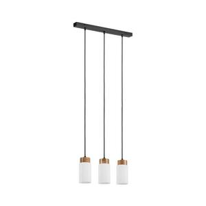 Lustr na lanku MARKUS 3xE27/15W/230V černá/dub LM-3.260/CZARNY obraz