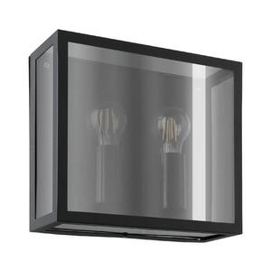 Eglo 31566 - Venkovní nástěnné svítidlo ALAMONTE SMOKE 2xE27/40W/230V IP44 černá 31566 obraz