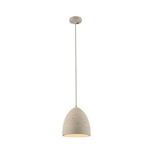 Schöner Wohnen 12540-42 - Lustr na lanku TRAVENTA 1xE27/40W/230V pr. 21 cm beton 12540-42 obraz