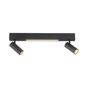 Schöner Wohnen 11793-18 - LED Bodové svítidlo DANTE 2xGU10/10W+LED/7, 2W černá 11793-18 obraz