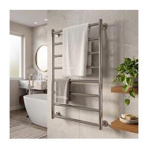 Mario-Radiators Koupelnový žebříkový radiátor INOX FLAT 163W/230V 77x53 cm nerez/lesklý chrom 1.8.044565.P obraz