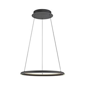 Schöner Wohnen 15570-18-LED Stm. lustr na lanku QUILLO LED/36W/230V pr.60cm čern 15570-18 obraz