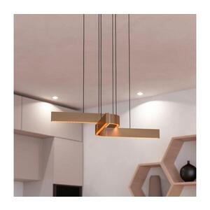 Eglo 901864 - LED RGBW Stm. Lustr na lanku FOLCINO-Z 2xLED/18W/230V měděná/černá 901864 obraz