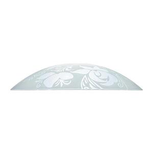 Prezent 45141 - Náhradní sklo k lustru PLATE E27 pr. 45 cm čirá/bílá 45141 NS obraz
