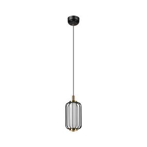 LED Lustr na lanku BONNIE LED/10W/230V 3000K černá LM-1.290/CZARNY obraz