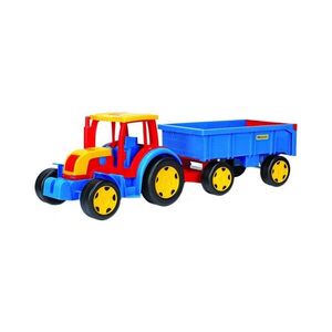 WADER Traktor s vlekem 102 cm červená/modrá/žlutá 89066100 obraz