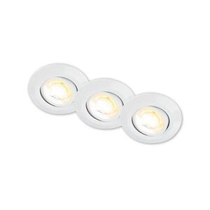 Briloner 7586036 - SADA 3xLED Koup podh svítidlo KLIRA LED/4, 9W/230V IP23 bílá 7586036 obraz