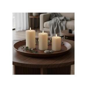 Estilo Home SADA 3x LED Svíčka BRILLO LED/3xAAA krémová + dálkové ovládání 5905623254883 obraz